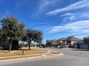Neighborhood Street In Pflugerville Texas 78660