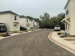 Condominiums along main drive