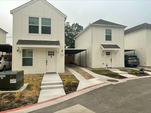 Building exterior and garage