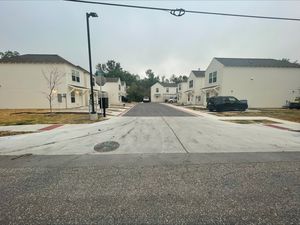 Community buildings and streetscape